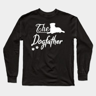 Dogfather - Australian Shepherd - Aussie Dog Long Sleeve T-Shirt